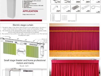 Motorized Stage Curtain (Ripple Fold Type)